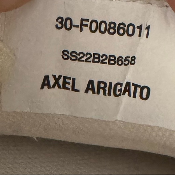 Axel Arigato White Genesis Stripe Bee Bird Sneakers Size 8.5 - Picture 15 of 15